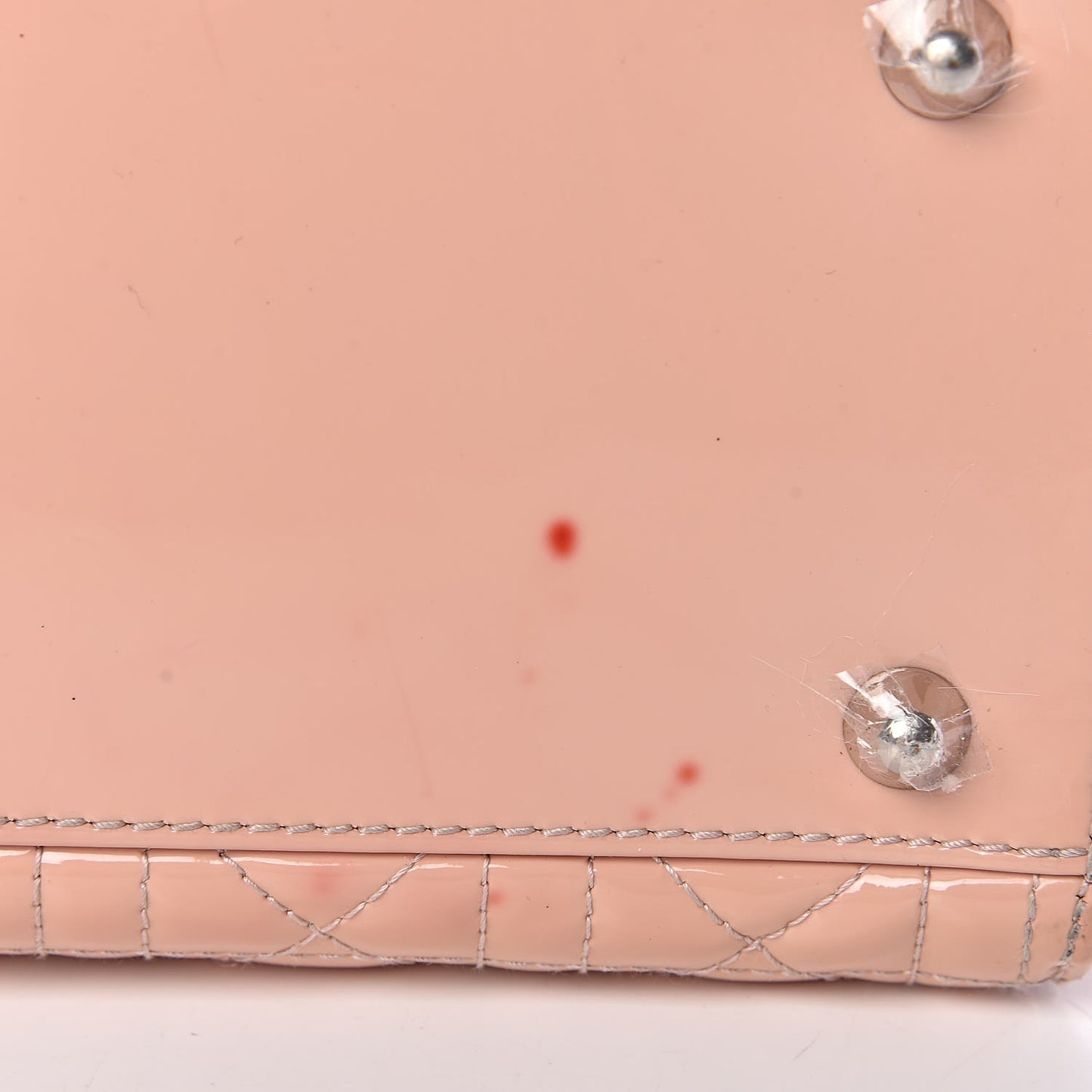Patent Cannage Large Lady Dior Light Pink