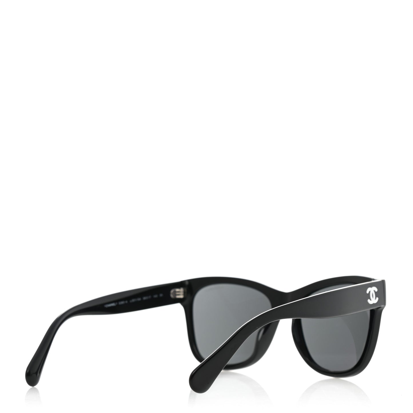 Acetate Polarized Square CC Sunglasses 5380 Black