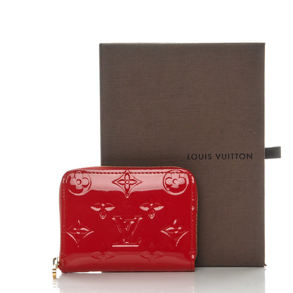 Louis Vuitton Vernis Zippy Coin Purse Cherry 8 of 8