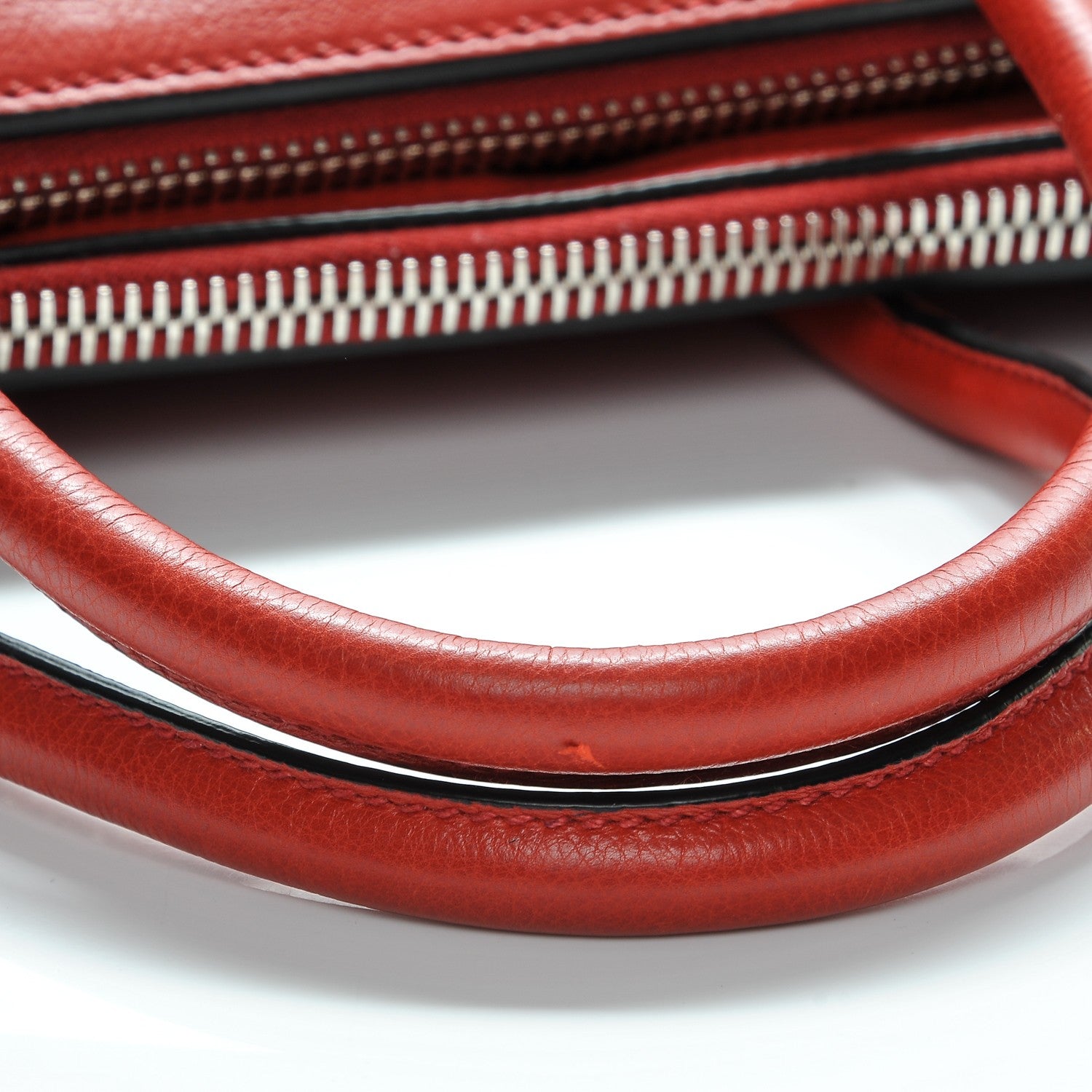Prada Glace Calf Twin Pocket Tote Fuoco 8 of 8