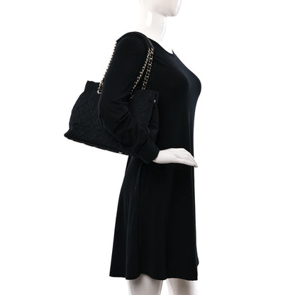 Prada Nylon Tessuto Impuntu Quilted Tote Black 2 of 8