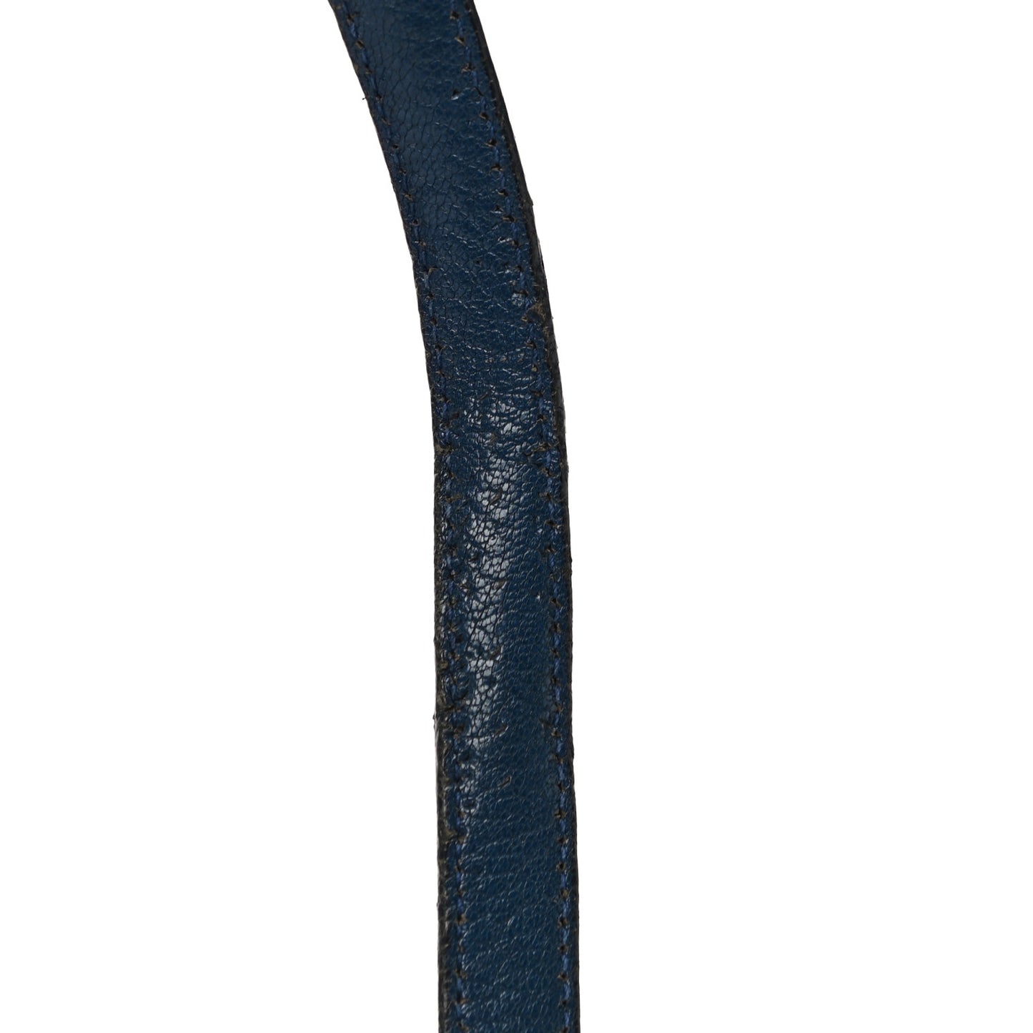 Vitello Phenix Madras Shoulder Bag Cobalto Marea