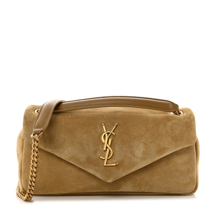Saint Laurent Suede Calypso Crossbody Fallow 1 of 11
