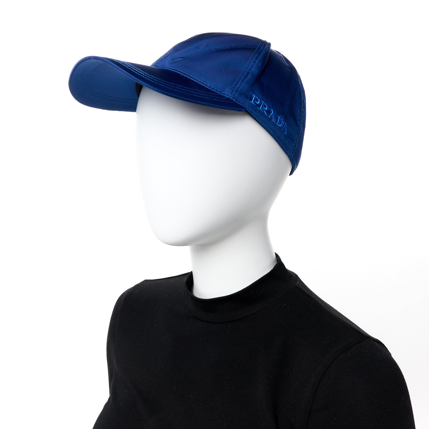 Prada Nylon Mens Baseball Cap M Navy 2 of 8