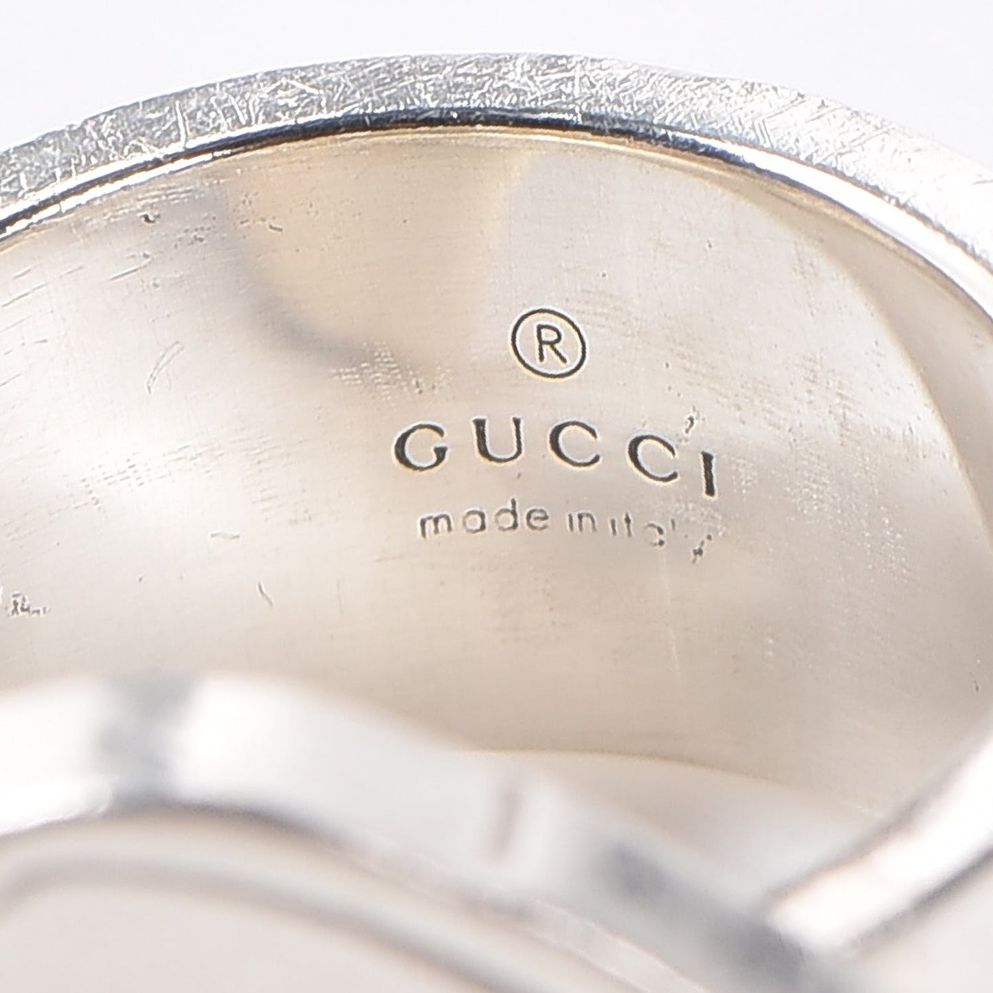 Sterling Silver GucciGhost Hamlet Skull Ring 7