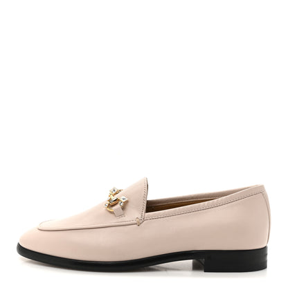 Gucci Malaga Kid Crystal Horsebit Womens Jordaan Loafers 36 Pink Hibiscus 1 of 12