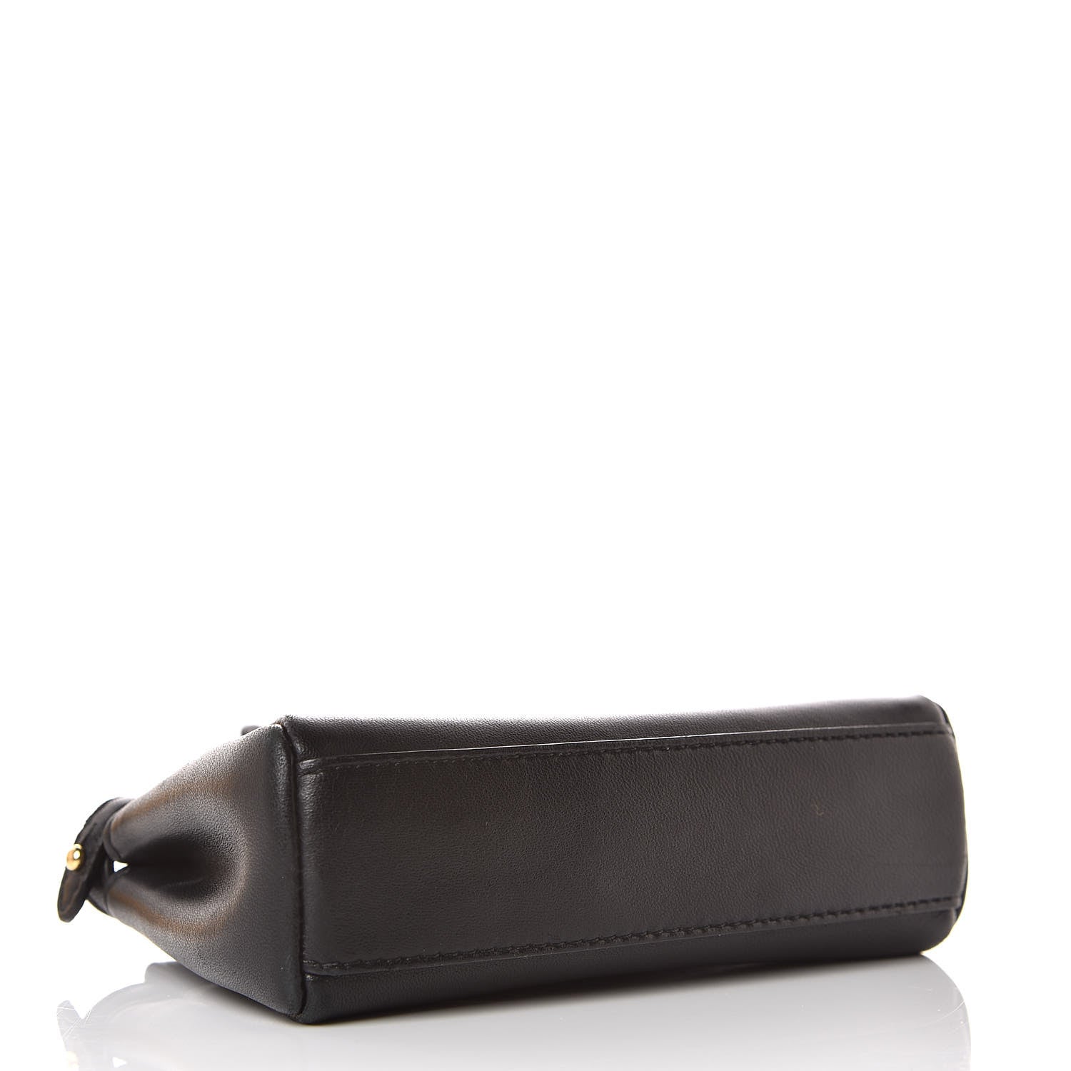 Fendi Nappa Micro Peekaboo Iconic Satchel Black 4 of 9