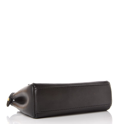Fendi Nappa Micro Peekaboo Iconic Satchel Black 4 of 9