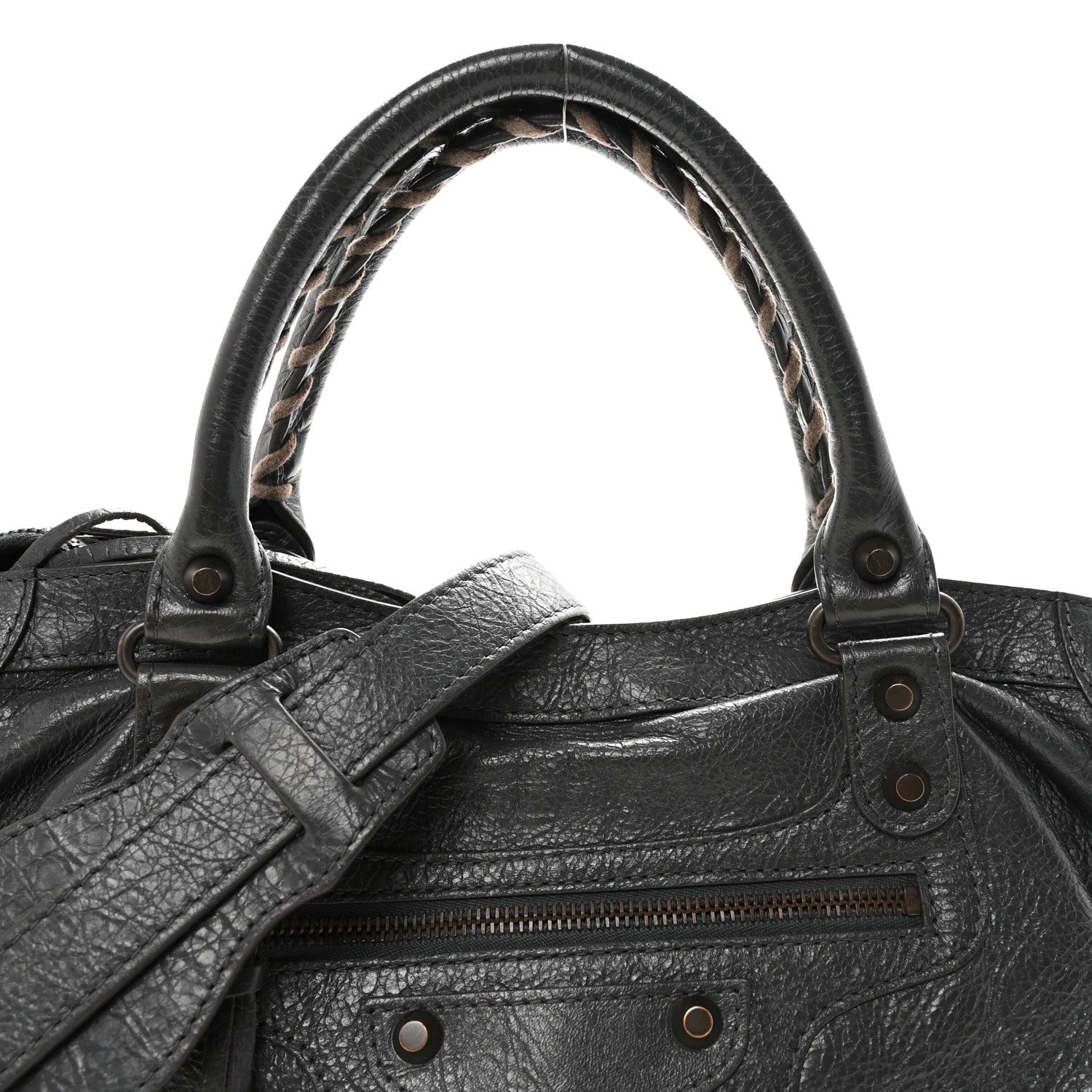 Balenciaga Agneau Classic Hardware City Gris Fossile 7 of 9