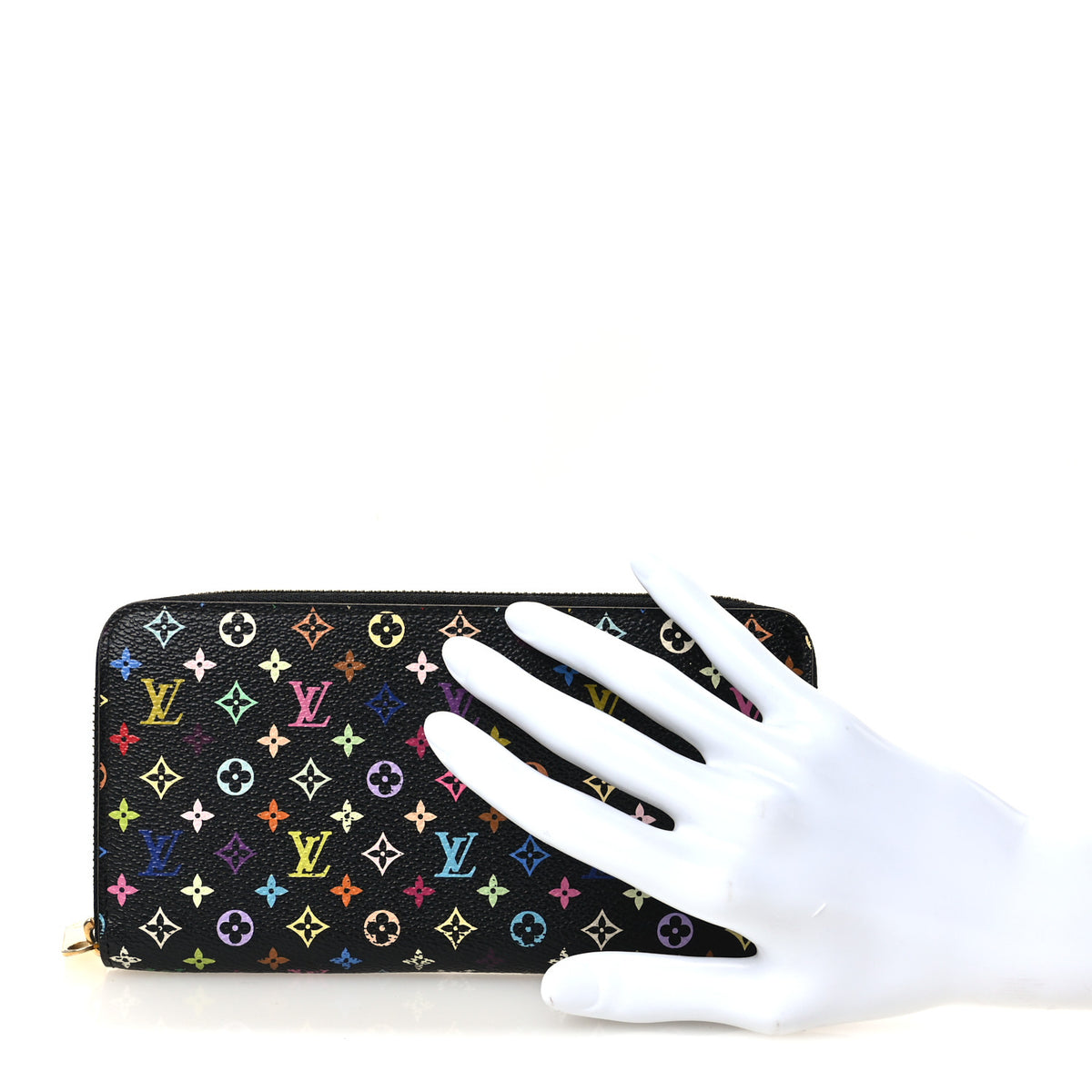 Monogram Multicolor Zippy Wallet Black Grenade