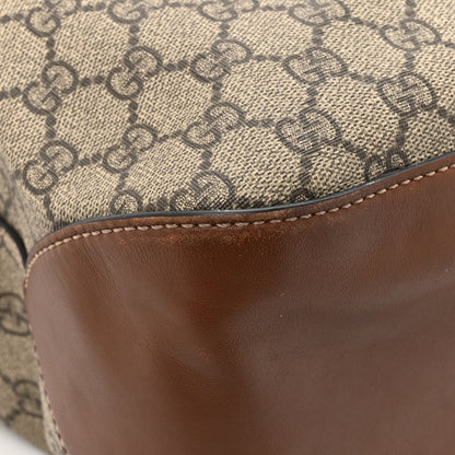 Gucci GG Supreme Monogram Large Linea A Hobo Light Brown 15 of 18