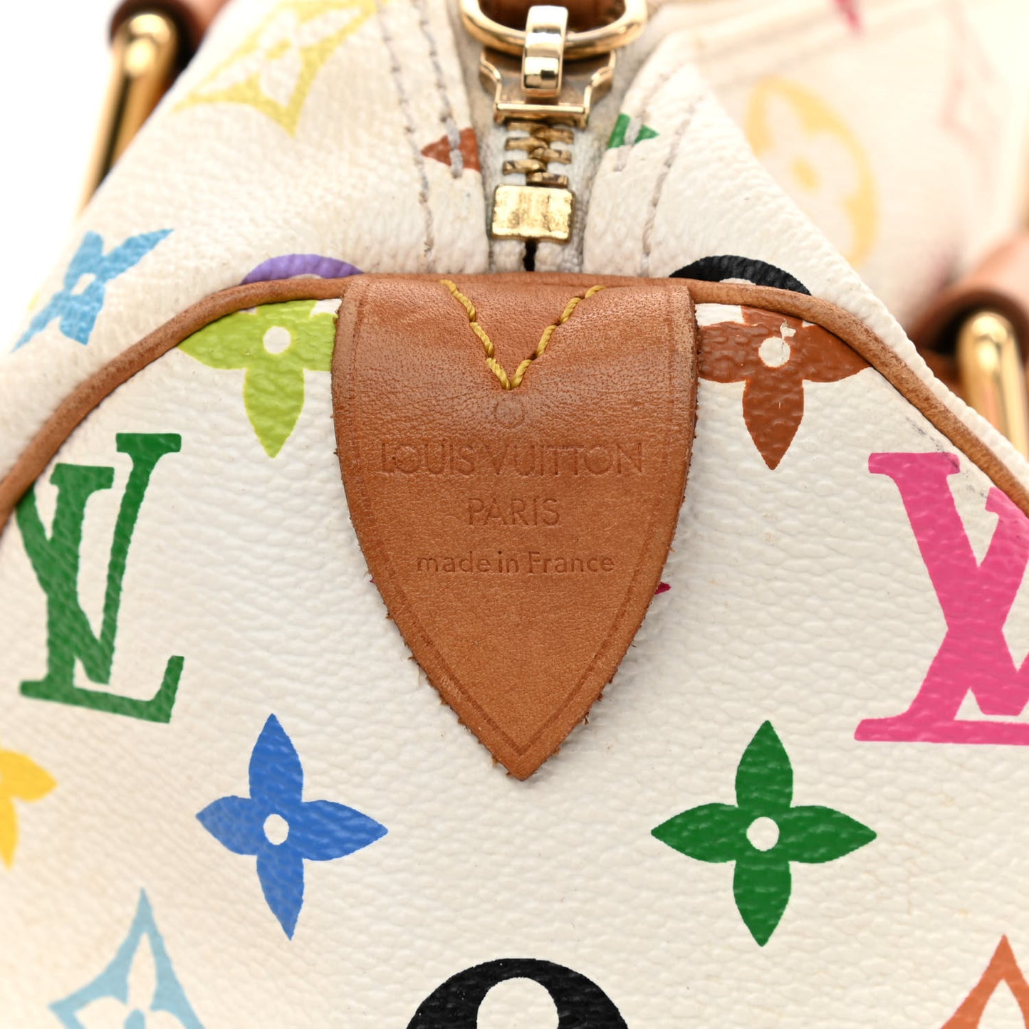 Monogram Multicolor Speedy 30 White