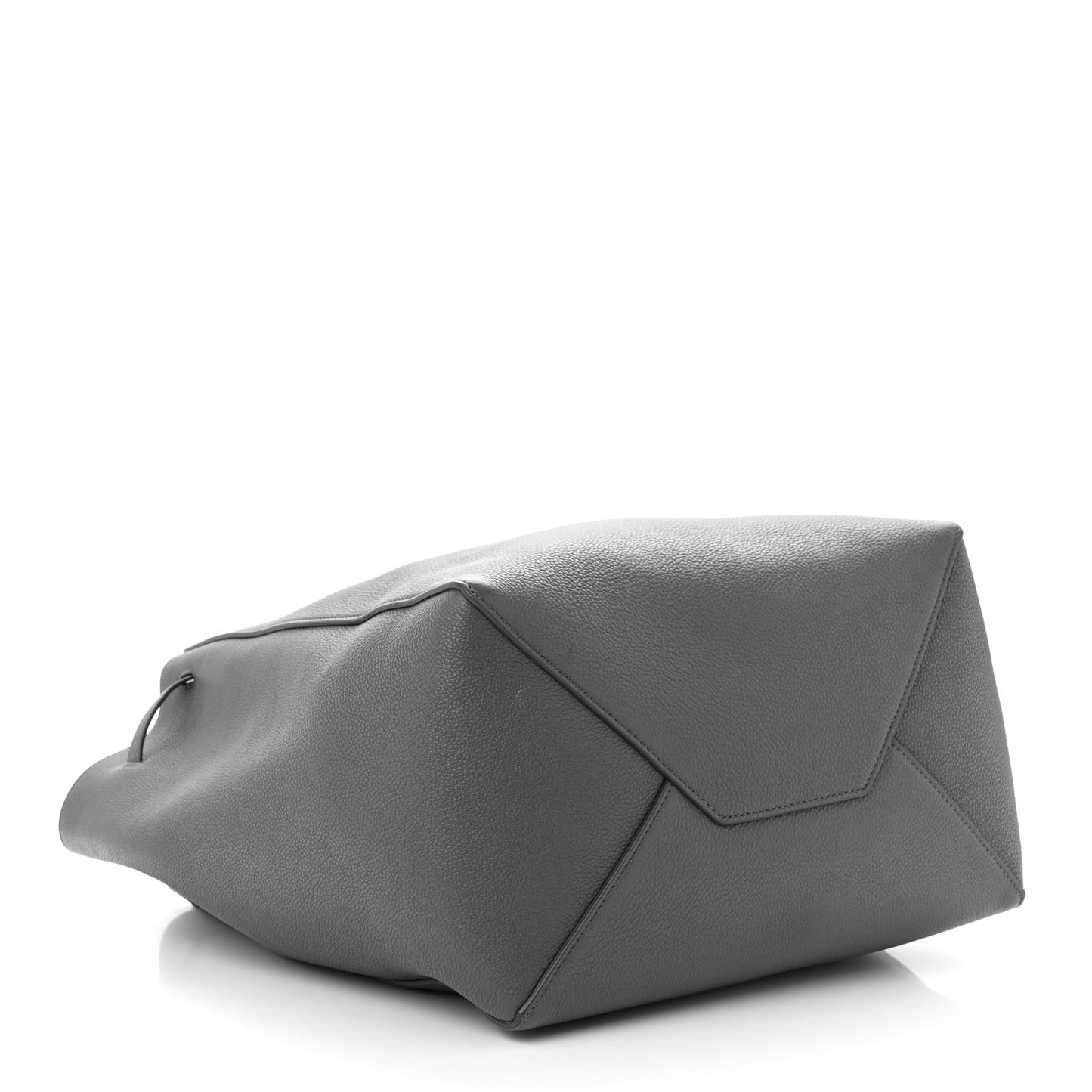 Soft Grained Calfskin Medium Belt Cabas Phantom Taupe