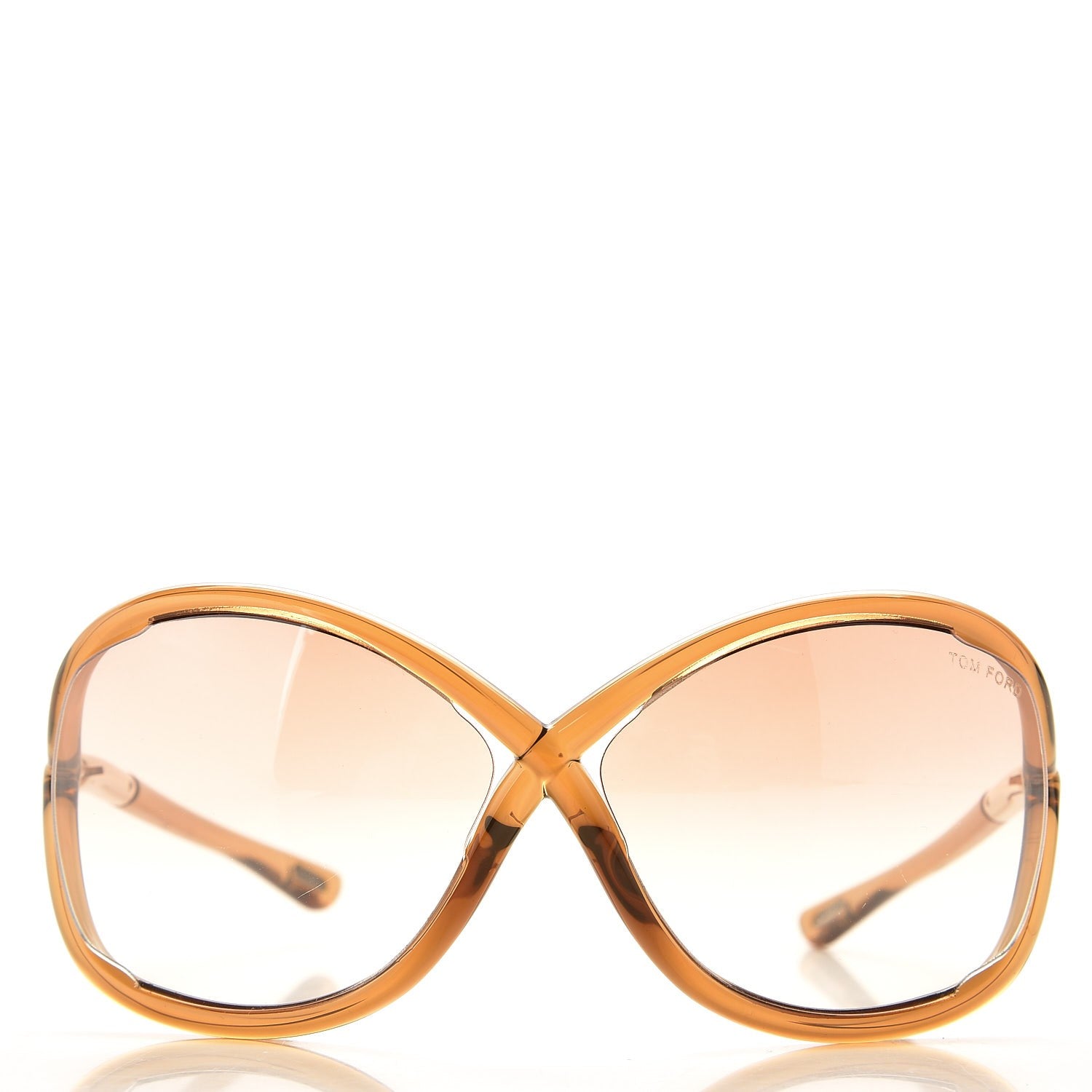 Tom Ford Acetate Whitney Crossover Sunglasses TF9 Brown 2 of 8