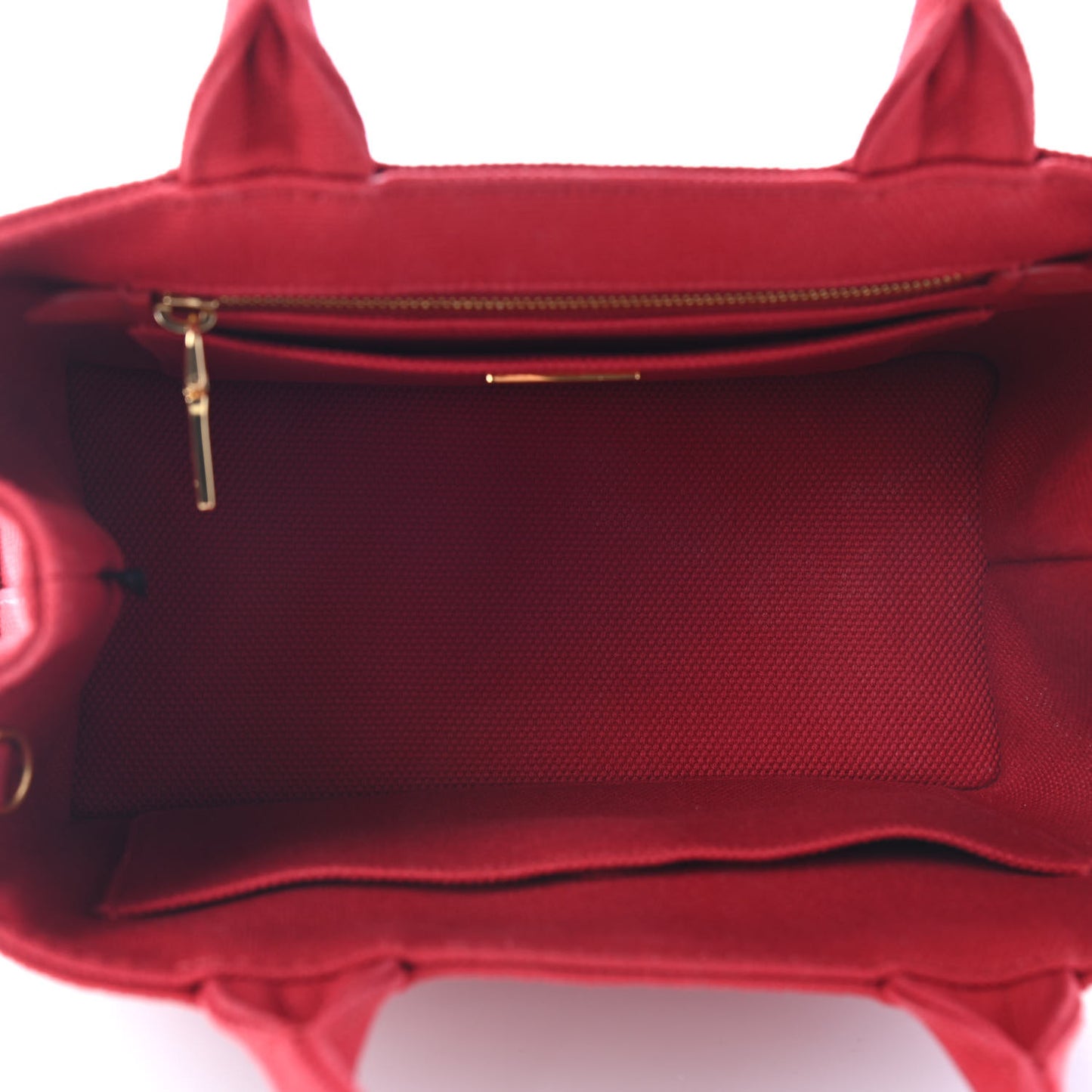 Canapa Small Logo Tote Rosso Talco