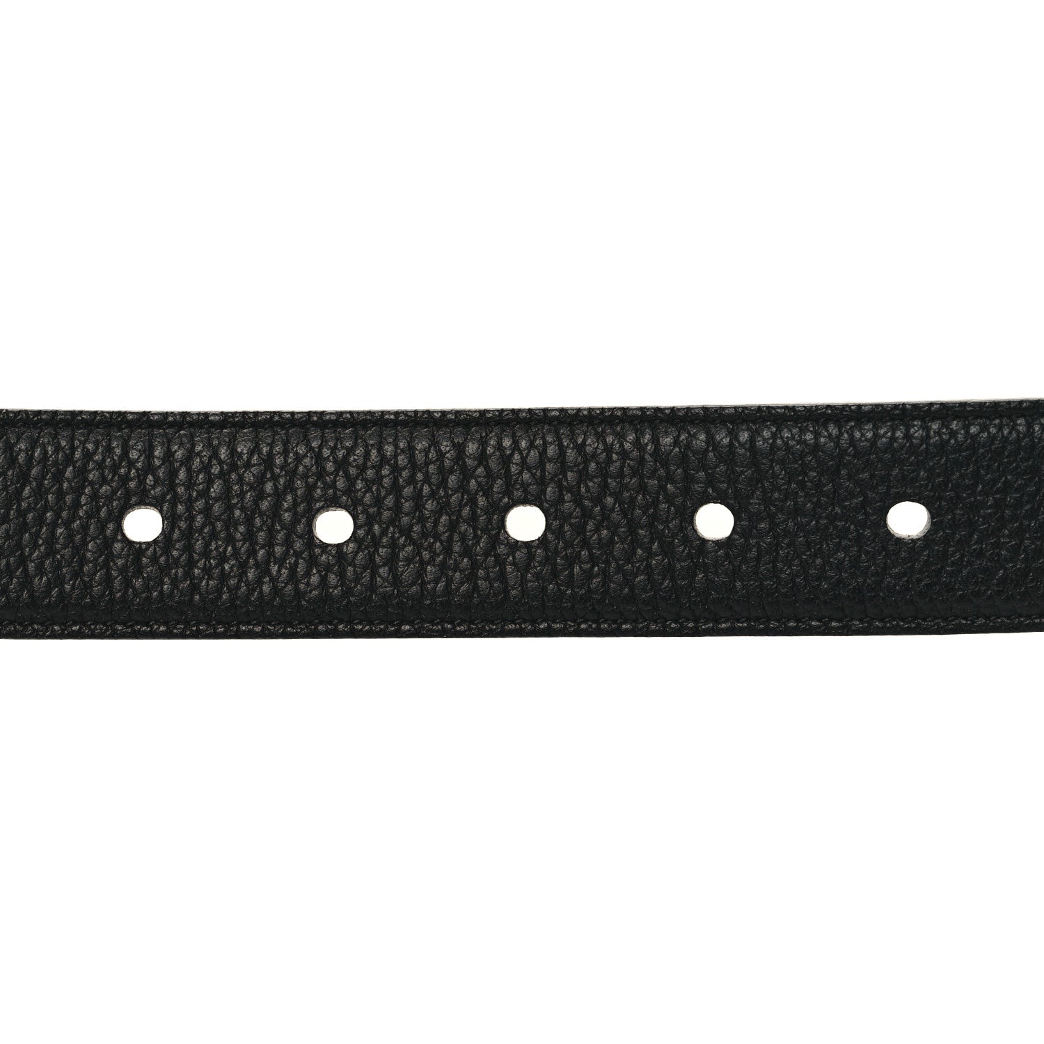 Saint Laurent Smooth Calfskin Monogram Square Buckle Belt 85 34 Black 3 of 6