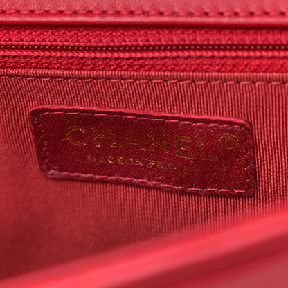 Chanel Lambskin Quilted New Medium Boy Flap Red 6 of 13