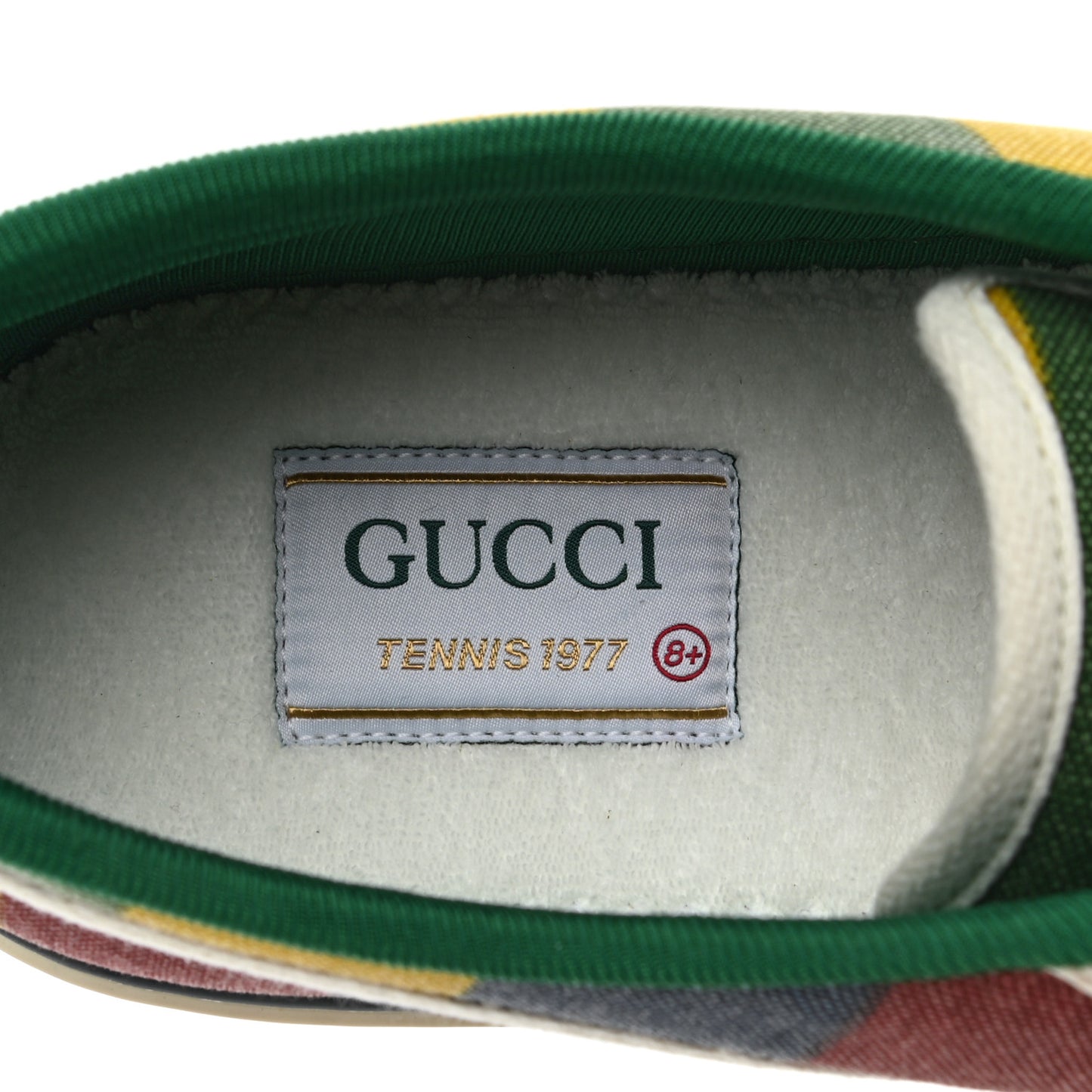 Canvas Web Marley Stripe Mens 1977 Tennis Sneakers 8.5 Multicolor Mystic White