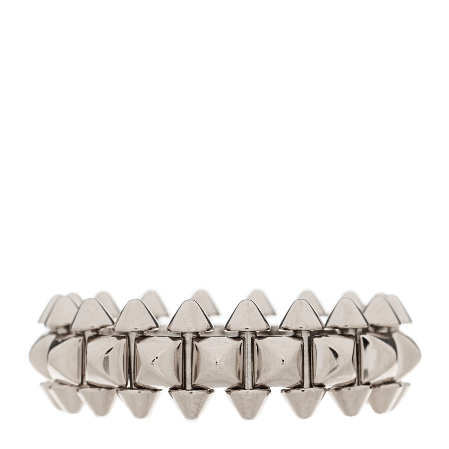 18K White Gold MM Clash De Cartier Ring 58 8.25