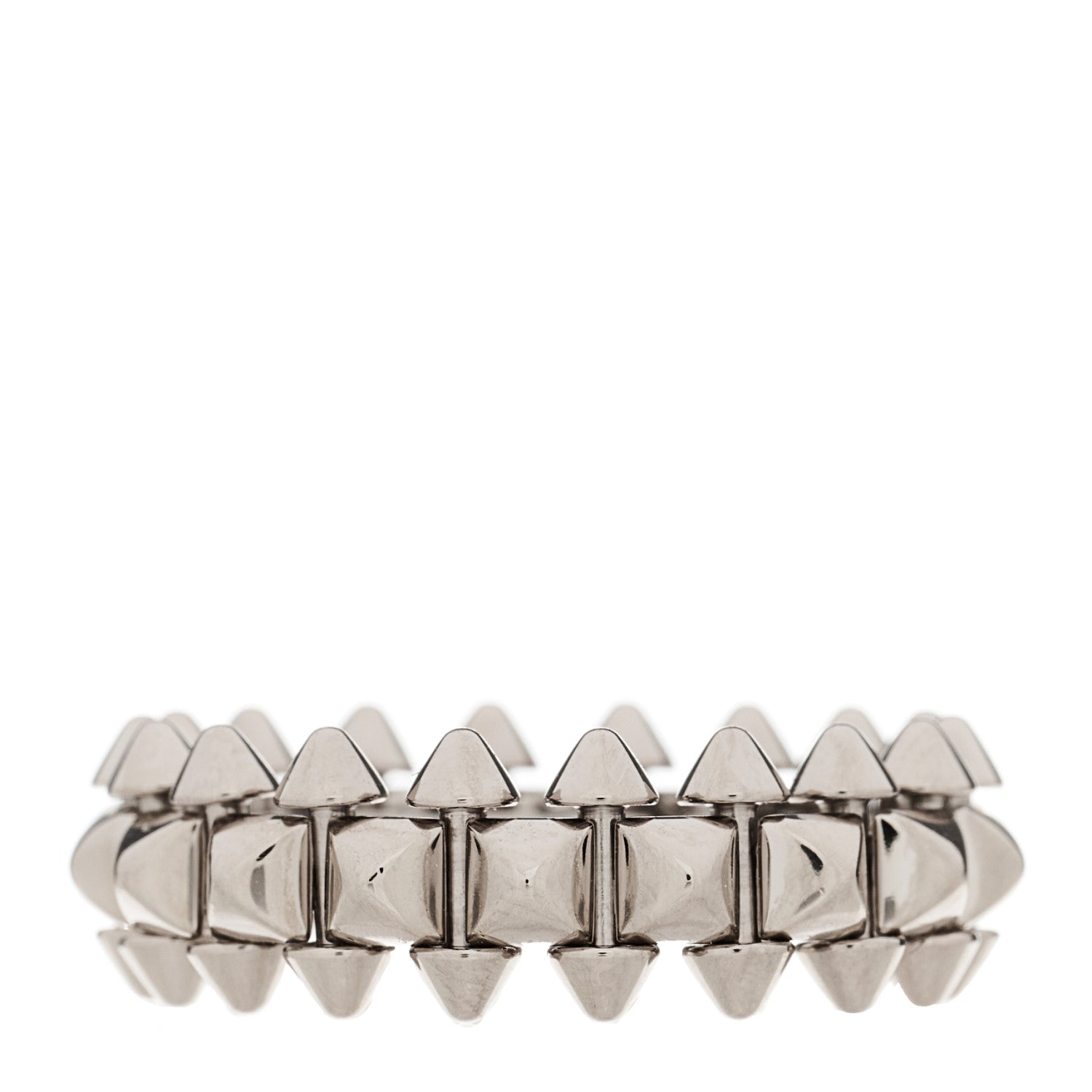 Cartier 18K White Gold MM Clash De Cartier Ring 58 8.25 3 of 5