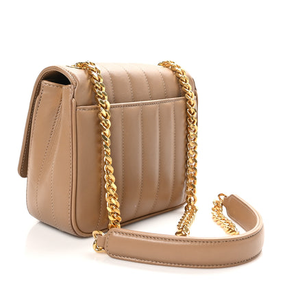 Saint Laurent Lambskin Matelasse Monogram Small Vicky Chain Bag Peru 3 of 12
