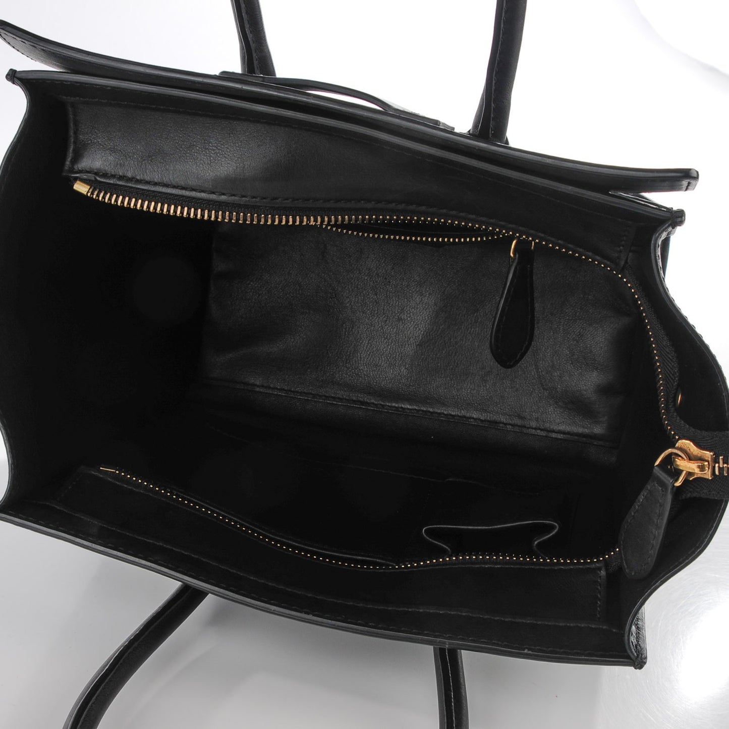 Smooth Calfskin Micro Luggage Black