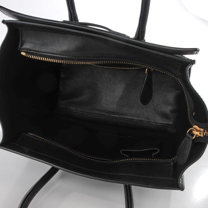 Celine Smooth Calfskin Micro Luggage Black 5 of 8