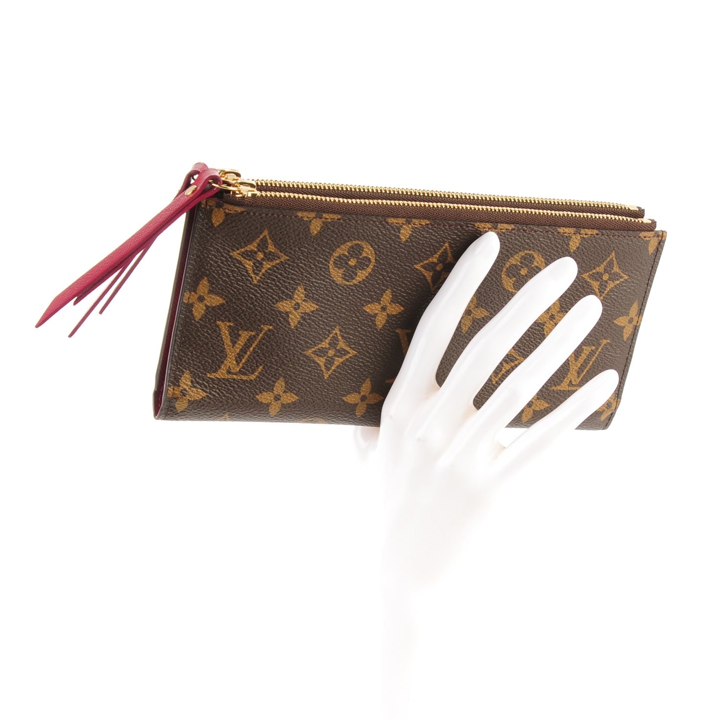 Monogram Adele Wallet Fuchsia