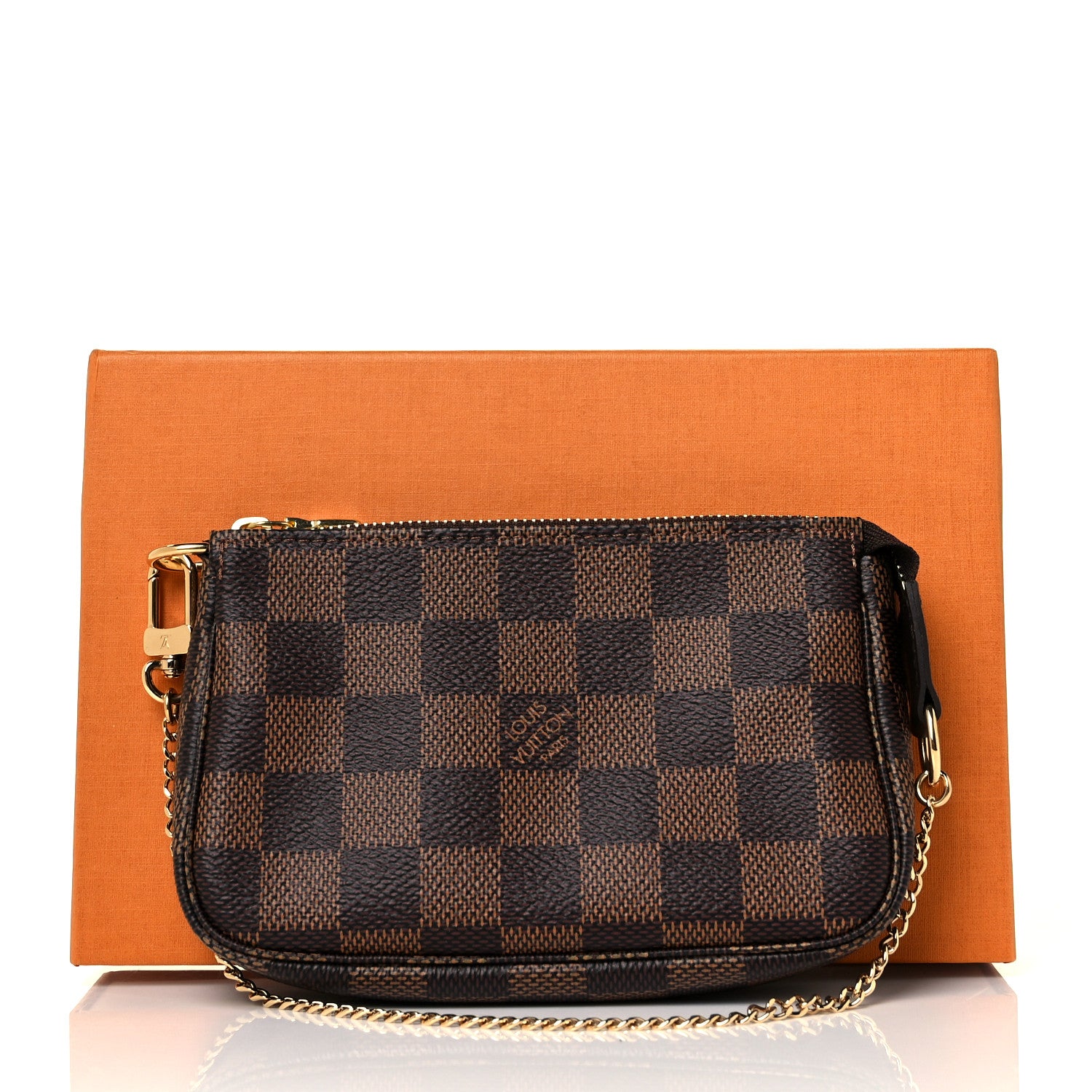 Louis Vuitton Damier Ebene Mini Pochette Accessories 10 of 10
