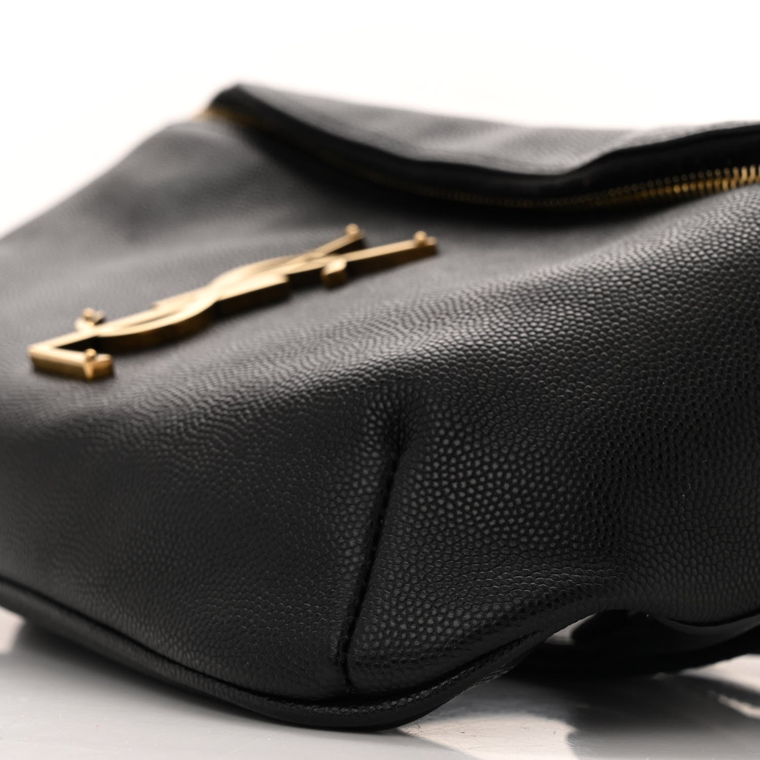 Saint Laurent Grain De Poudre Monogram Belt Bag Black 10 of 13