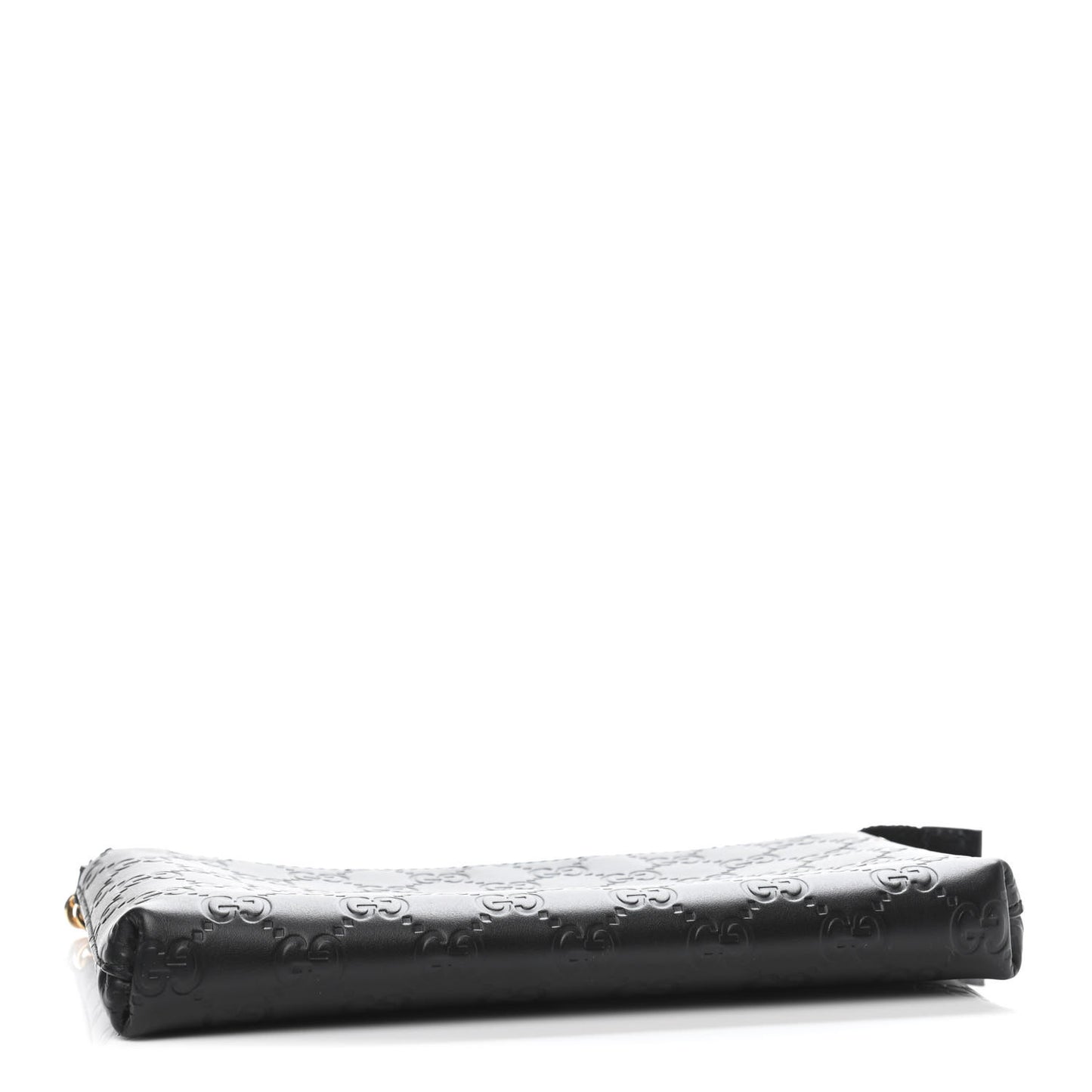 Guccissima Signature Wrist Wallet Black
