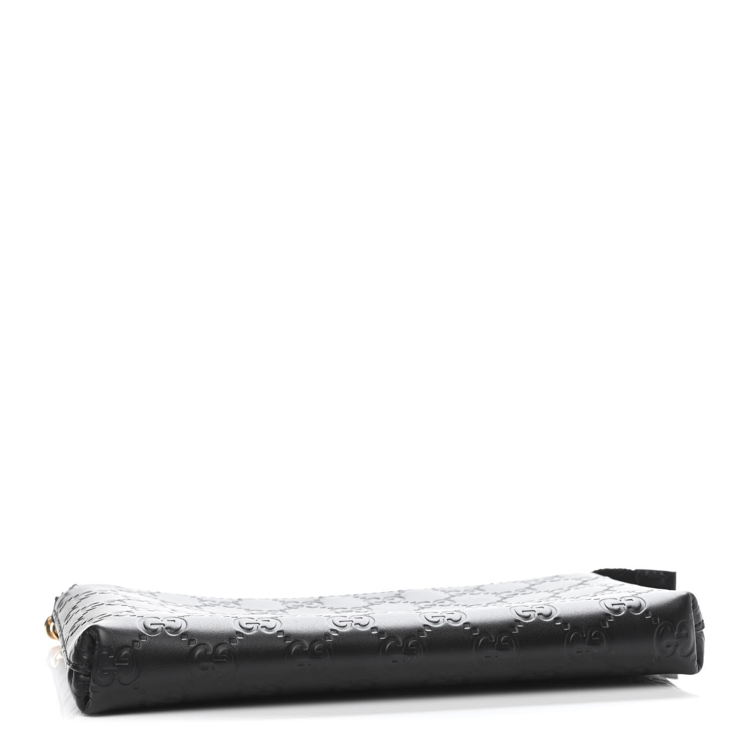 Gucci Guccissima Signature Wrist Wallet Black 3 of 4