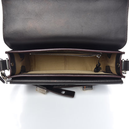 Proenza Schouler Diamond Calfskin Embossed Mini PS11 Classic Shoulder Bag Dark Brown 5 of 11