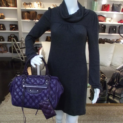 Balenciaga Chevre Quilted Matelasse Violet 2 of 10