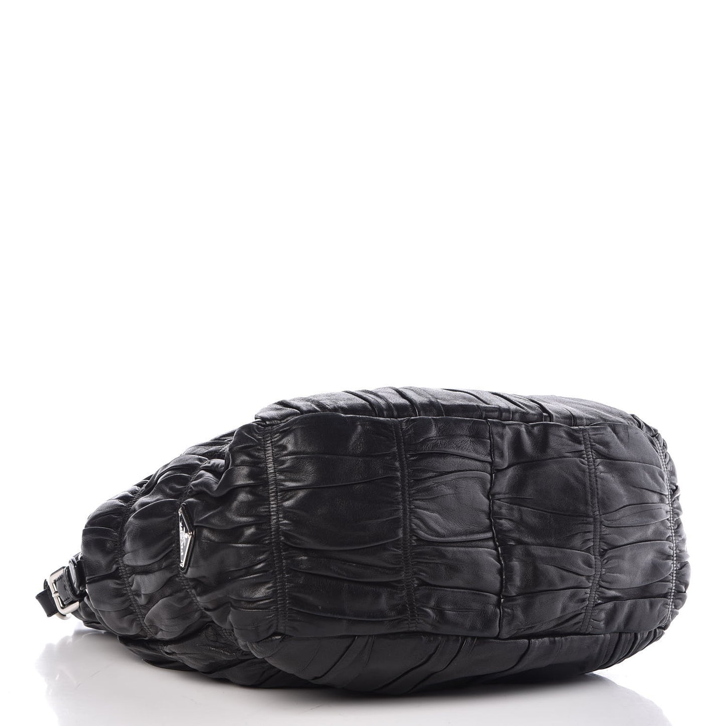 Nappa Gaufre Hobo Black