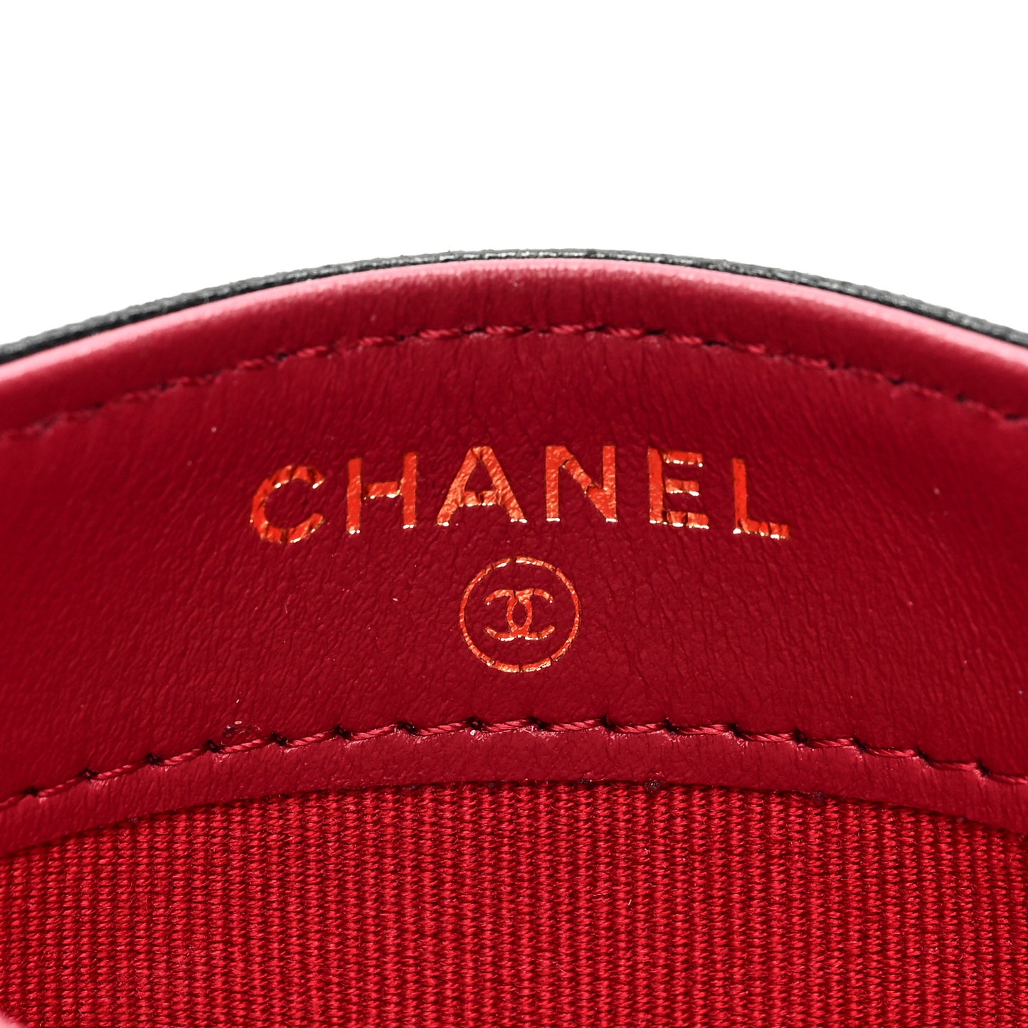 Lambskin Quilted Chanel 19 Card Holder Black