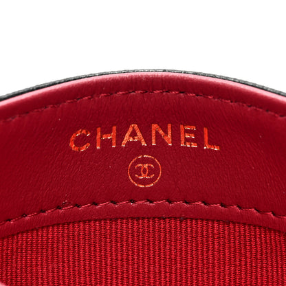 Chanel Lambskin Quilted Chanel 19 Card Holder Black 6 of 7