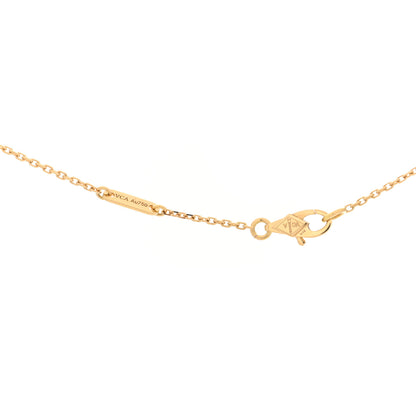 Van Cleef & Arpels 18K Yellow Gold Mother of Pearl Sweet Alhambra Pendant Necklace 4 of 5