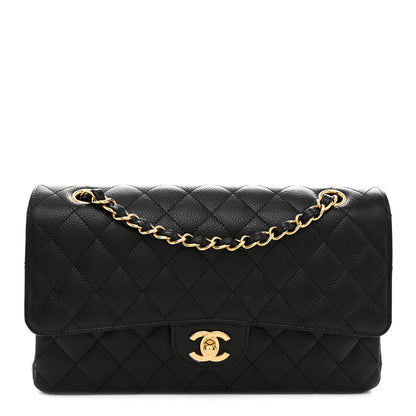 Chanel Caviar Quilted Medium Double Flap Black 1 of 10