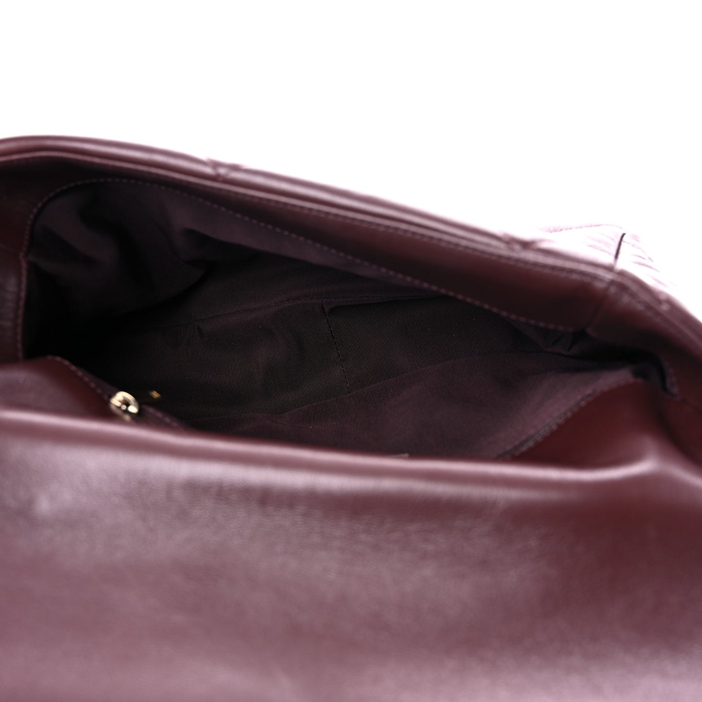 Lambskin Quilted Large Chanel 19 Flap Dark Brown