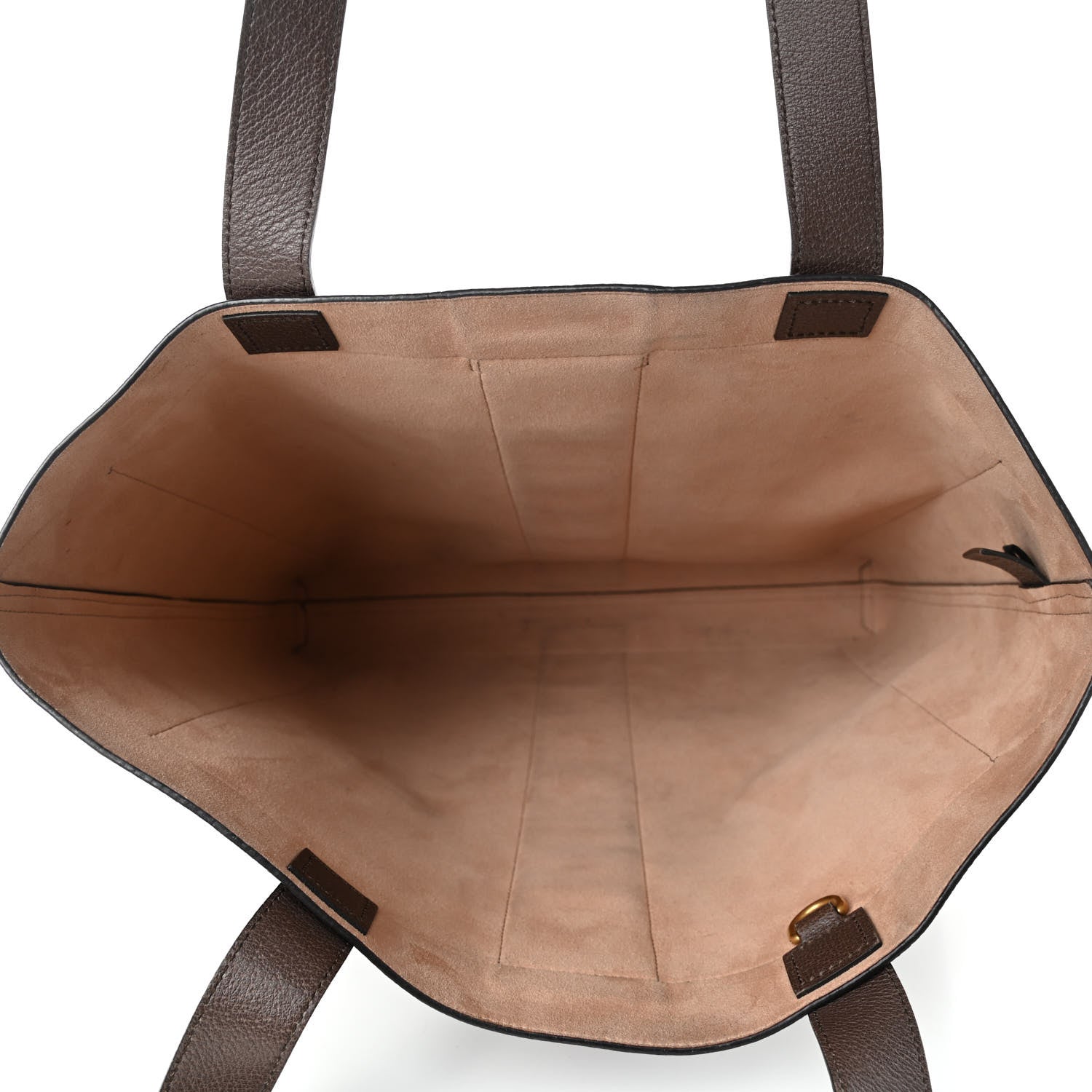 Gucci GG Supreme Monogram Web Large Ophidia Vertical Shopping Tote Brown 4 of 7