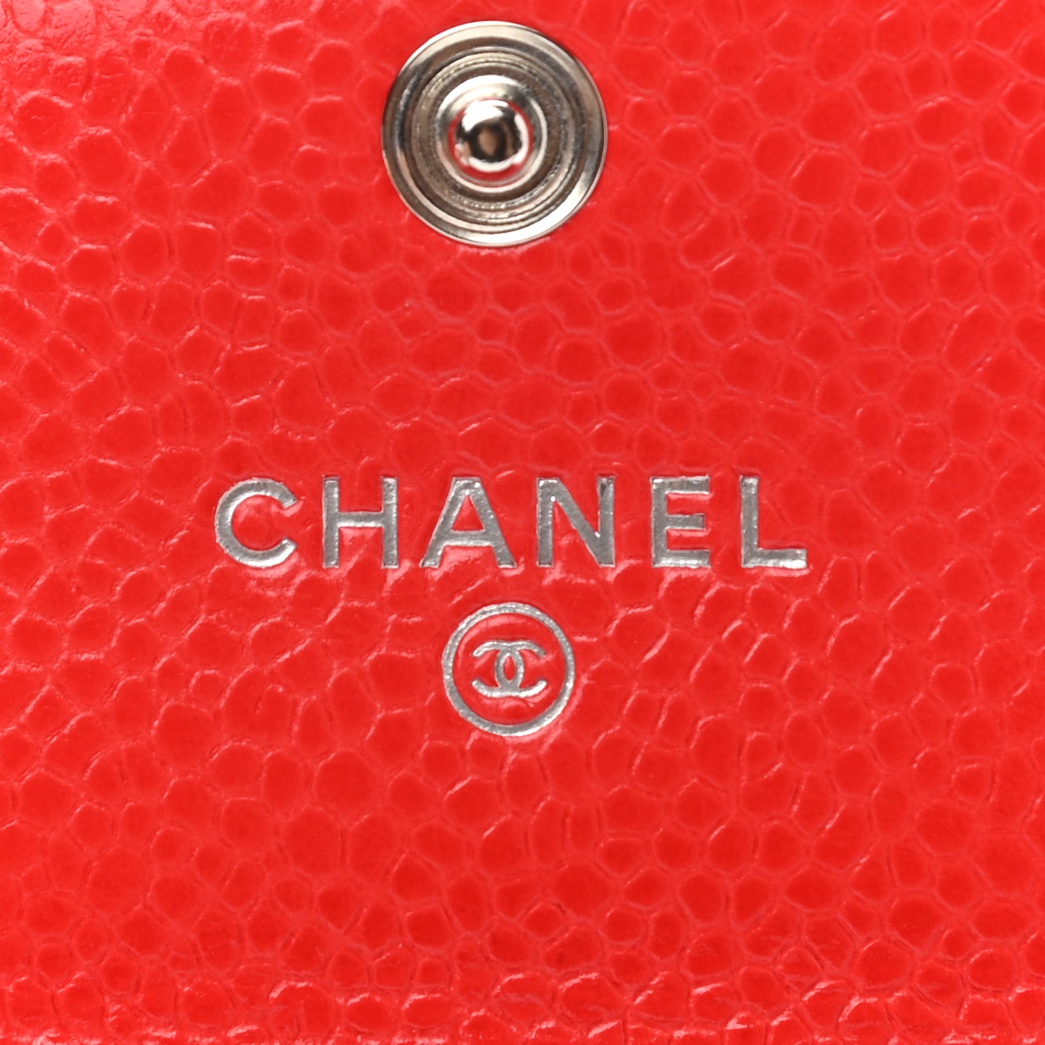 Chanel Caviar Quilted Incognito Flap Card Holder Red 6 of 9