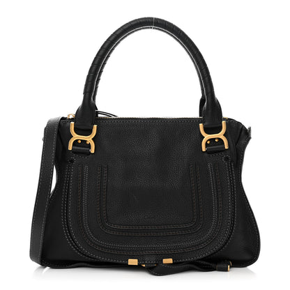 Chloe Calfskin Medium Marcie Satchel Black 1 of 14