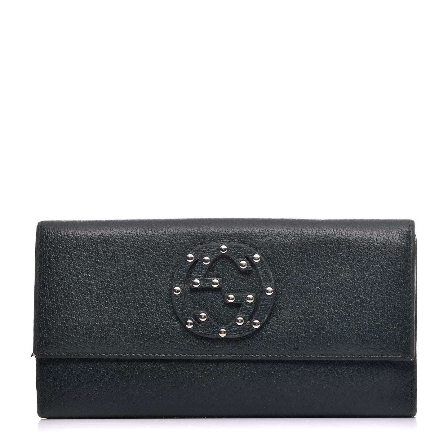Calfskin Blondie Continental Wallet Green