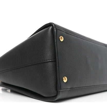 Louis Vuitton Calfskin Lockmeto Black 8 of 9