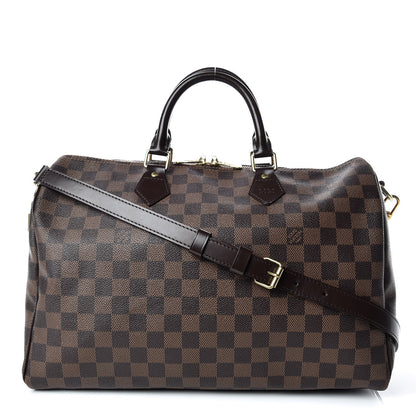 Louis Vuitton Damier Ebene Speedy Bandouliere 35 1 of 20