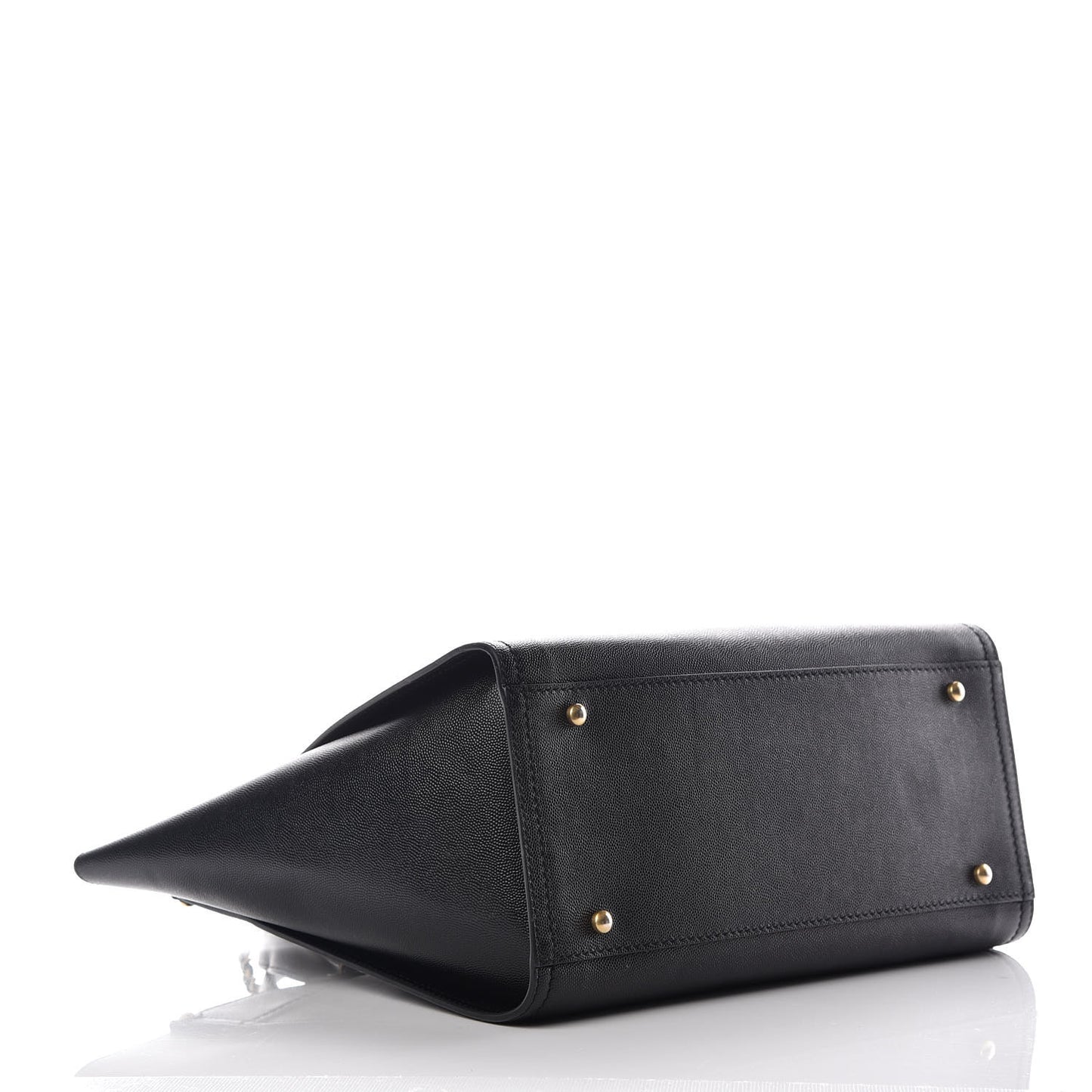 Caviar Small Studded Deauville Tote Black