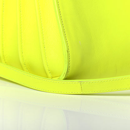 Saint Laurent Calfskin Small Sac De Jour Bag Neon Yellow 13 of 16