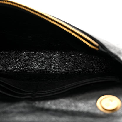 Balenciaga Arena Calfskin Blanket Chain Crossbody Black 5 of 11