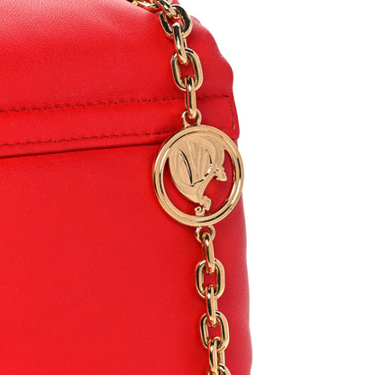 Lanvin Lambskin Sugar Flap Shoulder Bag Red 8 of 16